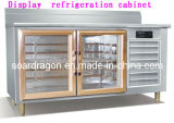 0-5c 2 Glass Door Display Bench Refrigeration Cabinet (WGL1.5)