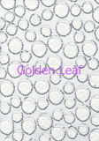Laser Embroidry Sain Flower Poly Mesh 3mm Sequin High Grade Garments Jg006