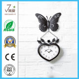 Metal Garden Hanging Iron Butterfly Clock
