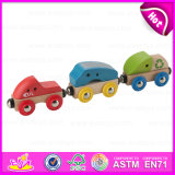 2015 Hot Sale Pull Truck Wood Toy for Baby, Mini Wooden Pull Truck Toy, Pretend Play Pull Truck Toy for Children W05c028