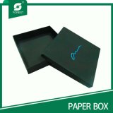 Top Quality Logo Printing Black Gift Box with Lid