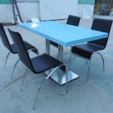 Solid Surface Tables Stylish Blue Table Top for Dining Room