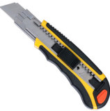 Hot Sale Multifunction Yellow&Black PP+TPR Handle Utility Knife