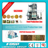High Efficiency Animal Feed Project with Manual Packing (SKJZ4800)