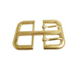 Custom Made Metal Belt Buckle, Golden Double Pin Buckle