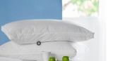 Feather Pillow, 233t, Bleach, Making: Double Stitched, Self Piping, Packing: Non-Woven +PVC Bag+1 Insert
