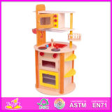 2014 New Wooden Kitchen Set for Kids, Popular Wooden Kitchen Set for Children, Hot Selling Products Play Toy Kitchen Set W10c077