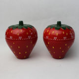 Plastic Strawberry Shaped Kitchen Timer (PT91697-4)
