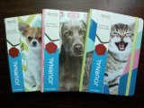 Pet Printing Hard Cover Ruled Page Journal Notebooks with Elastic Band