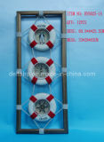 Three Liftbuoy Decoration with Wooden Frame (DTHY6025-1)