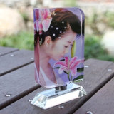 Crystal Rotatable Photo Frame for Decoration