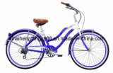 Blue Lady Beach Bicycle with Rear 6speed Derailleur (SH-BB069)