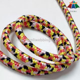 7mm Mixed Color Nylon Cord, 16-Strand Braid Nylon Rope