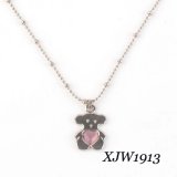 Lovely Bear Necklace/Fashion Necklace (XJW1913)