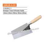 a-03 2-2 Type Wooden Handle Bricklaying Trowel