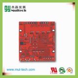 4 Layers PCB Board with Red Solder Mask