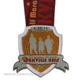 Customized Soft Enamel Marathon Event Runner Race Awards Metal Medal