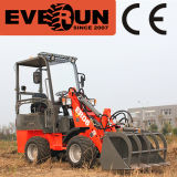 Everun Brand CE Approved Farm Machine 0.6 Ton Mini Wheel Loader for German Market