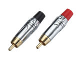 RCA Male Connector Audio Male Connector Gold (TR-041)