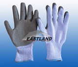 Grey Latex Palm Coated Safety Gloves