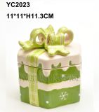 Ceramic Hand-Drawn Square Gift Box