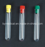 Laboratory Transparent PP/PS Plastic Test Tube with Stopper