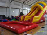 Inflatable Slide, Inflatable Waterslide, Water Slide with Swimming Pool