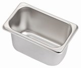 1/9 American and European Stainless Steel Gastronom Pans Gn Pans for Food Buffet Kitchen