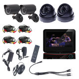 4CH CCTV Camera Security Systems with 10.1