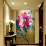 Cutting Flower Picture Glass Mosaic Suitable for Passage and Hallway, Dining Room, Drawing Room