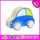 2015 Cartoon Toy Truck Mini Kids Wooden Car, Safety Funny Wooden Mini Car Toy for Children, Cheap Wooden Car Toy for Baby W04A112