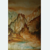 Hot Sale Mountain River Oil Paintings for Wall Decor (LH-700535)
