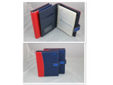 A5 Blue&Red PU Leather Notebook