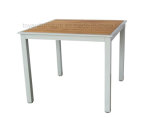 Teak Wood Top Restaurant Table Modern Restaurant Furniture (D540)