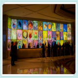 Multicolour Glass Wall Painting for Church Decoration