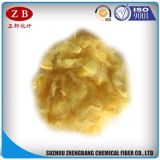 Yellow Regenerated Polyester Fibre / Recycled Polyester Staple Fiber