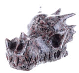 Natural Crinoid for Fossil Dragon Skull Carving #3j87