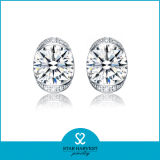 Charming Spark Silver Earring Jewellery with CZ (J-0108-E)