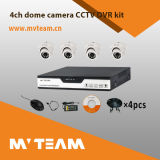 CCTV Security 4CH Ahd 720p 4PCS Dome Camera DVR Kit Mvt-Kah04D