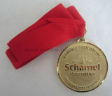 Zinc Alloy Trophy Medal in Gold Plating