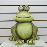 Funny Frog Solar Spot Light Frog Figurine Garden Decoration