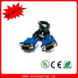 VGA Monitor Male to Male M/M Cable - Blue + Black (140CM-Length)