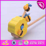 2015 New Wooden Push Toy for Baby, Kids' Wooden Push Toy, Pretend Plat Wooden Push Toy, Wooden Toy for Pushing W05A014
