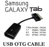 USB OTG Adapter Cable for Samsung Galaxy Tab 10.1, 8.9, 7.7, 7.0 Plus (CZ-UA080)