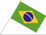 Brazil Handwave Flags, Hand Flag, Flag