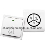 Self Powered No Battery Wireless Doorbell with Plug (SN800SW-UE)