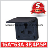 IP44 Electrical Power Socket Outlet