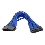 Sleeved 24pin ATX Male to Female Computer Motherboard Power Cable