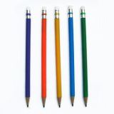 Wooden Pencil with White Eraser (Model No: PL-01)