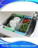 Stainless Steel Retractable Dishes Drain Water Basket (KR-04)